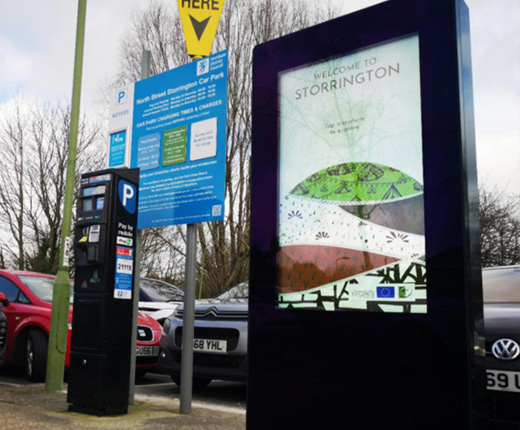 What is an LCD display outdoor digital signage?