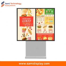 Freestanding Digital Outdoor Menu Display