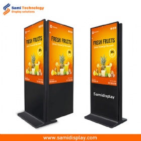 Freestanding Double-sided LCD Signage