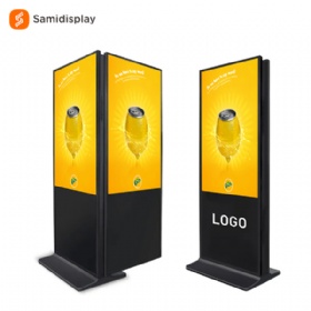Floor Stand Double Sided Advertising Display